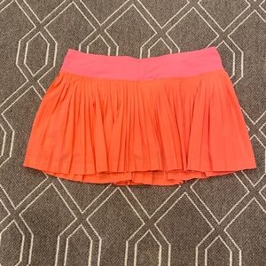 Pleat to Street Skirt neon coral size 8